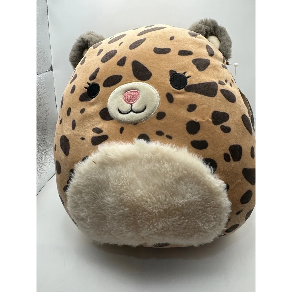 Squishmallows‎ Kei Leopard Cheetah Plush Toy Kellytoy 11 Inch